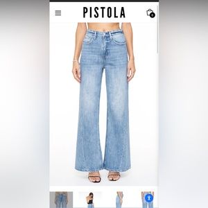PISTOLA Ruby High Rise Palazzo Jeans